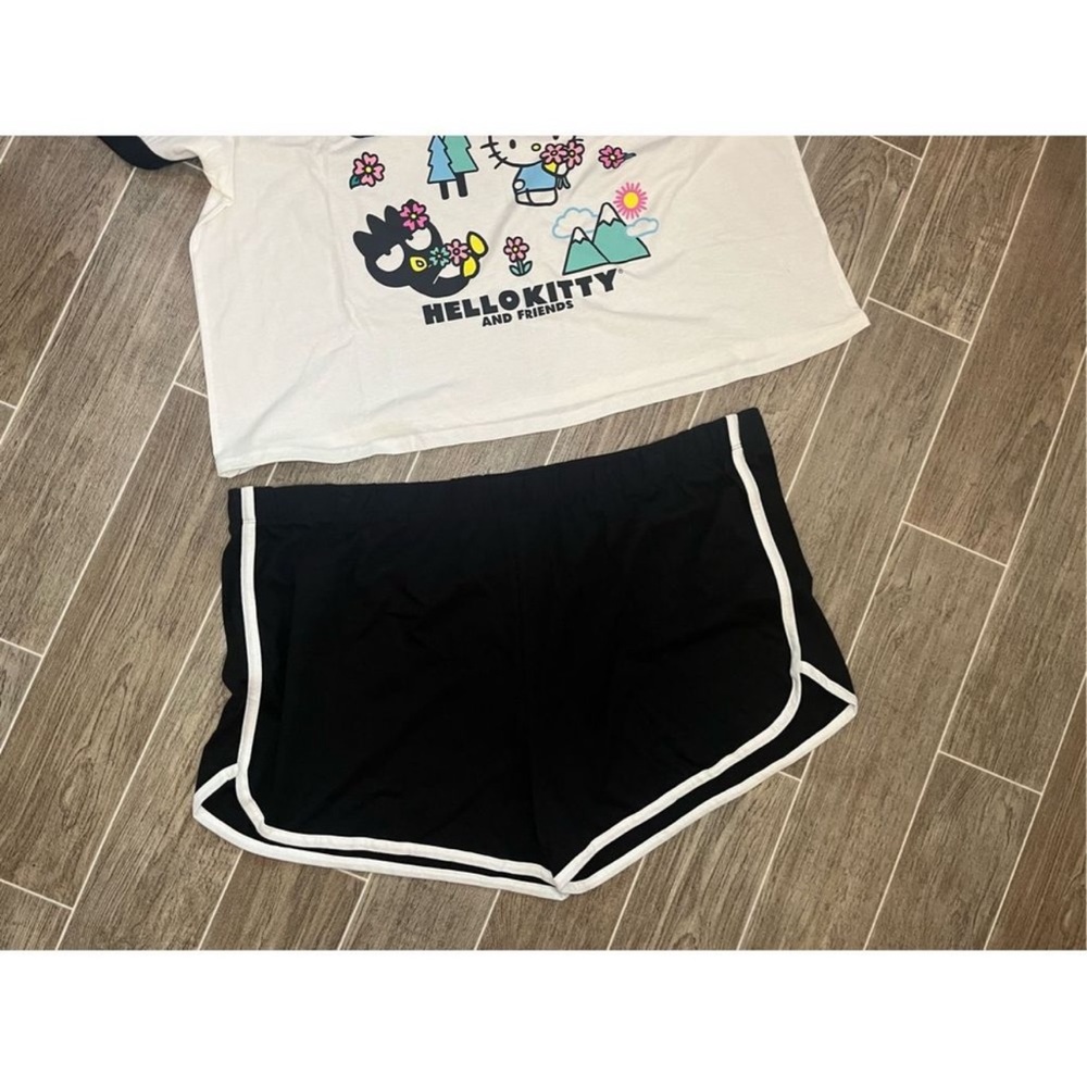 Hello Kitty 2pc Plus Sized Shorts Set Top & Bottom New With Tags - Picture 7 of 9